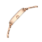 Titan Raga Memoirs Women’s Quartz Analog Watch Burgundy Dial with Rose Gold Metal Strap - Image 2