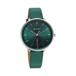 Titan Neo Women’s Analog Watch with Day & Date, Green Dial & Leather Strap - Image 3