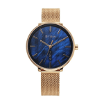 Titan Neo Women’s Analog Watch Mother of Pearl Dial, Rose Gold Stainless Steel Strap