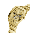 Elegant Guess Phoenix Men’s Watch with Rectangular Dial and Gold-Tone Design - Image 2