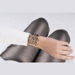 Guess Queen Women’s Gold Watch with Round Dial and Multi-Function Elegance - Image 6