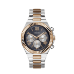 GUESS Equity Men’s 2-Tone Multi-Function Watch, Premium Chronograph Style