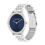 Calvin Klein Women's Analog Watch
Blue Dial with Stainless Steel Strap - Image 2
