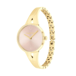Women Quartz Light Blush Dial Analog Stainless Steel Watch 25100027 - Image 2
