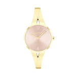 Women Quartz Light Blush Dial Analog Stainless Steel Watch 25100027
