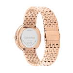 Calvin Klein Women’s Analog Watch
Twisted Bezel Design Silver Dial - Image 3