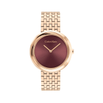 CALVIN KLEIN Twisted Bezel Analogue Watch For Women