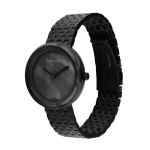 Calvin Klein Twisted Bezel Women’s Analog Watch, Bold All-Black Design - Image 2