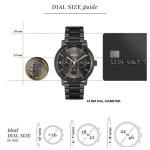 BOSS Contender Multi-Function Watch for Men | Black Dial, Stainless Steel - Image 5