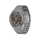 Hugo Boss Skytraveller Chronograph Watch for Men Grey Dial | Stainless Steel Bracelet - Image 2