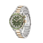 BOSS Men’s Watch Green Dial, Rose Gold-Tone & Silver Bracelet, 42mm Analogue Charm - Image 2