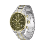 BOSS Grand Prix Olive Green Chronograph Olive Green Dial, Men's Watch, Bold Racing Spirit - Image 2