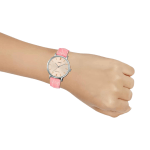 Casio Enticer Pink Leather Strap Watch for Women A1630 - Image 6