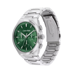 Calvin Klein Men's Green Dial Chronograph Watch 25200441
Stainless Steel Strap - Image 2