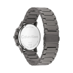 Calvin Klein Gauge Chronograph Men's Watch 25200495 Gunmetal Grey Strap, Blue Dial - Image 3