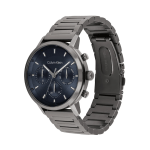 Calvin Klein Gauge Chronograph Men's Watch 25200495 Gunmetal Grey Strap, Blue Dial - Image 2