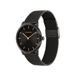 Calvin Klein Unisex Black Dial Mesh Strap Watch 25300002 - Image 2