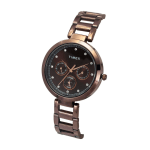 Timex Women’s Brown Round Dial Analog Watch TW000X267 - Image 2