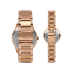 Timex Couple Rose Gold Analog Stainless Steel Watch TW00PR266 - Image 3