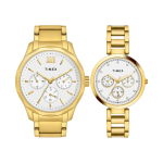 Timex Empera Silver Round Dial Quartz Analog Unisex Watch TW00PR277