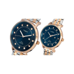 Timex Analog Blue Dial Two- tone Strap Couple Watch TW00PR282 - Image 2