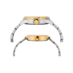 Timex White Round Dial Two-Tone Quartz Analog Watch TW00PR312 Pair for Him & Her - Image 4