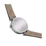 Tissot Women’s Desir 28mm Black Dial Leather Strap Watch - Image 3