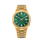 Citizen Tsuyosa NJ0152-51X Automatic Men’s Watch Green Dial with Gold-Plated Stainless Steel