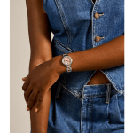 Fossil Women’s Rose Gold Dial Crystal Accents Analogue ES3405I Two-Tone Stainless Steel - Image 4