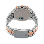 Casio Edifice EX222 Men’s Chronograph Watch Rose Gold Two-Tone Stainless Steel - Image 4