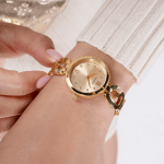 GUESS Ladies Gold Tone Analog Watch GW0759L2 Gold Finish - Image 5
