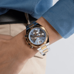 GUESS Equity Multifunction Men’s 2-Tone Watch GW0703G3 Silver & Gold - Image 6