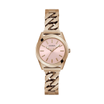 GUESS Ladies Rose Gold Tone Analog Watch GW0653L2
