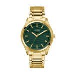 GUESS Men’s Gold Tone Analog Watch GW0626G2 Gold Men’s Watch Green Dial