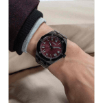 Guess Asset Men Quartz GW0575G5 Purple Dial Analog Stainless Steel Watch - Image 5