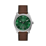 Fossil Machine FS6085 Men’s Watch
Green Dial Brown Leather Strap