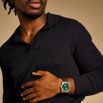 Fossil Machine FS6085 Men’s Watch
Green Dial Brown Leather Strap - Image 4