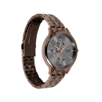Casio Enticer A2499 Women’s Analog Multi-Dial Watch Rose Gold Bracelet with Grey Dial - Image 4