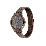 Casio Enticer A2499 Women’s Analog Multi-Dial Watch Rose Gold Bracelet with Grey Dial - Image 3