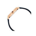 Casio Enticer A2500 Women’s Analog Rose Gold Dial Watch with Genuine Blue Leather Strap - Image 2