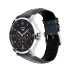Casio Enticer A2455 Men Dark Blue Dial Multi-Function Leather Watch Blue Strap - Image 3
