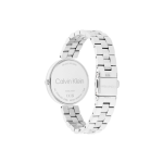 Calvin Klein 25100015 Women’s Quartz Pink Round Dial Watch, Silver Stainless Steel Strap - Image 3