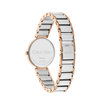 Calvin Klein Minimalistic T-Bar Analogue Women Watch 25200139 Rose Gold & Silver Stainless Steel - Image 3