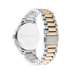 Calvin Klein CK Iconic Round Blue Men Watch 25200165 Two-Tone Stainless Stell - Image 3