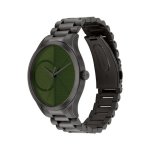 Calvin Klein Men Iconic Green Round Dial Analog Watch 25300027 Green Dial Gunmetal Finish - Image 2