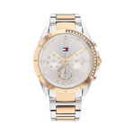 Tommy Hilfiger Women’s Quartz Multifunction Watch – Grey Dial & Stainless Steel Strap