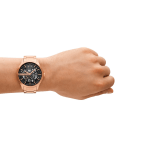 Armani Exchange AX2456 Automatic Men’s Watch Rose Gold Stainless Steel Skeleton Dial - Image 2