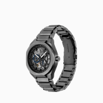 Armani Exchange SYNC AX4195 Men’s Chronograph Watch Grey Stainless Steel Skeleton Dial - Image 2