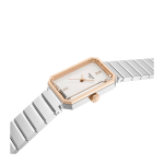 Tissot Women Quartz White Dial Analog Watch Rose Gold & Silver Stainless Steel - Image 4