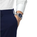 Tissot Visodate 39mm Automatic Men’s Watch Blue Dial Stainless Steel - Image 7
